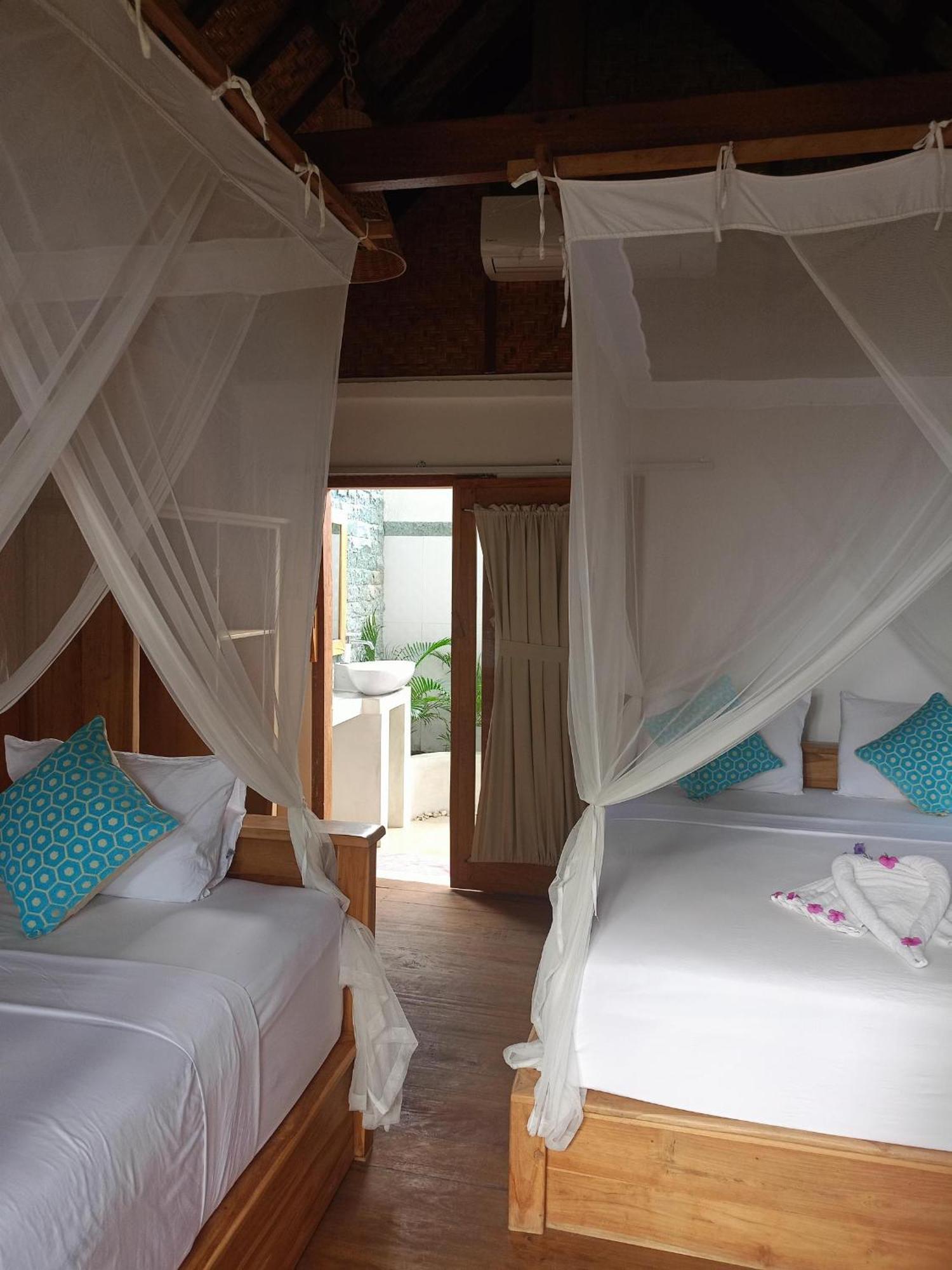 Bintang Tiga Bungalows Gili Air Exterior foto